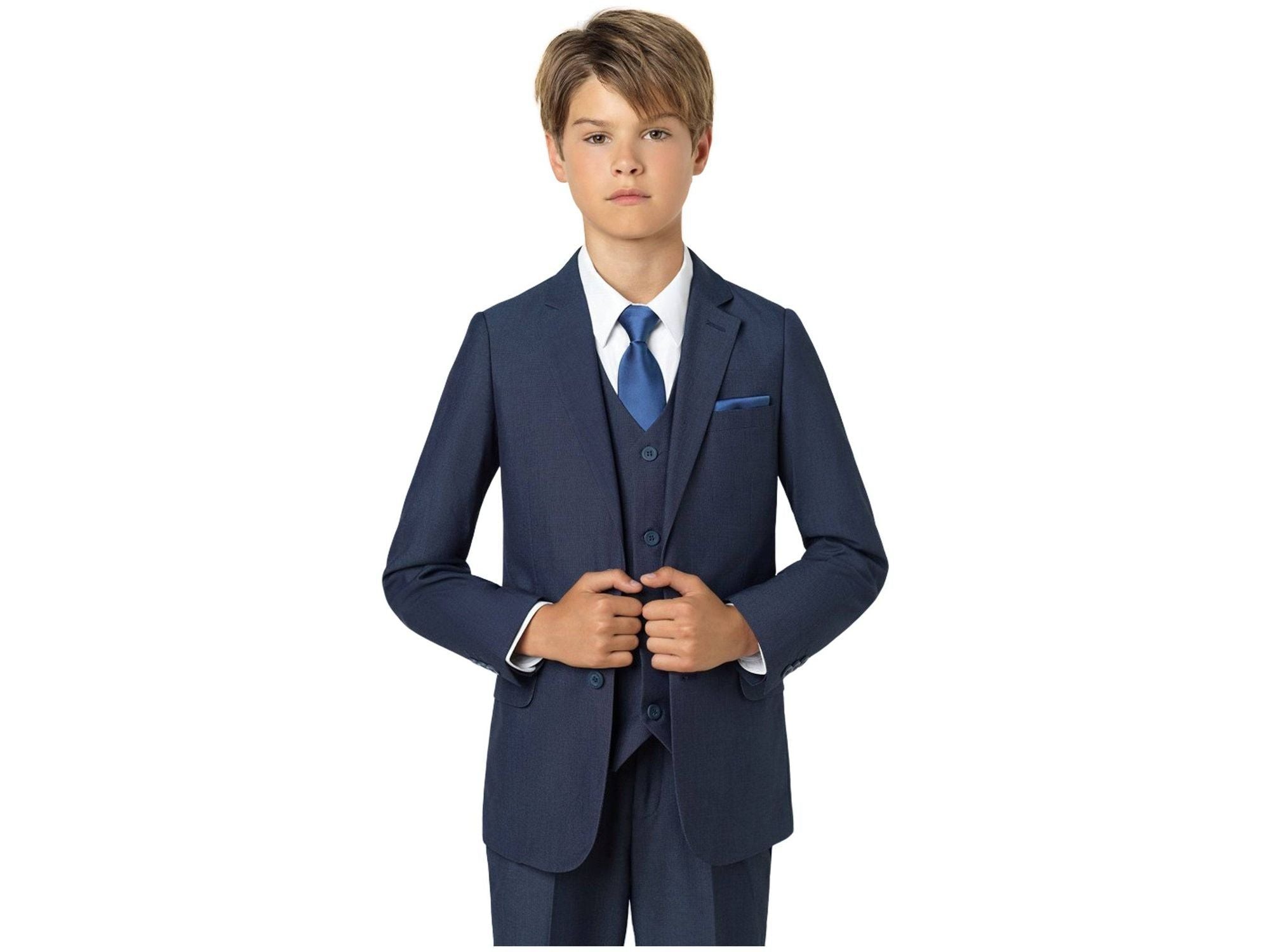 Boys French Blue Suit Rental | Rainwater's