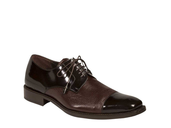 Mezlan Soka Lace-Up Captoe in Brown - Rainwater's Men's Clothing and Tuxedo Rental