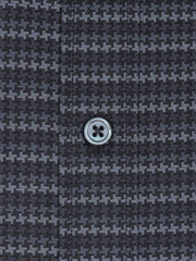 Bugatchi Charcoal Tonal Houndsooth Classic Fit - Rainwater's Men's Clothing and Tuxedo Rental