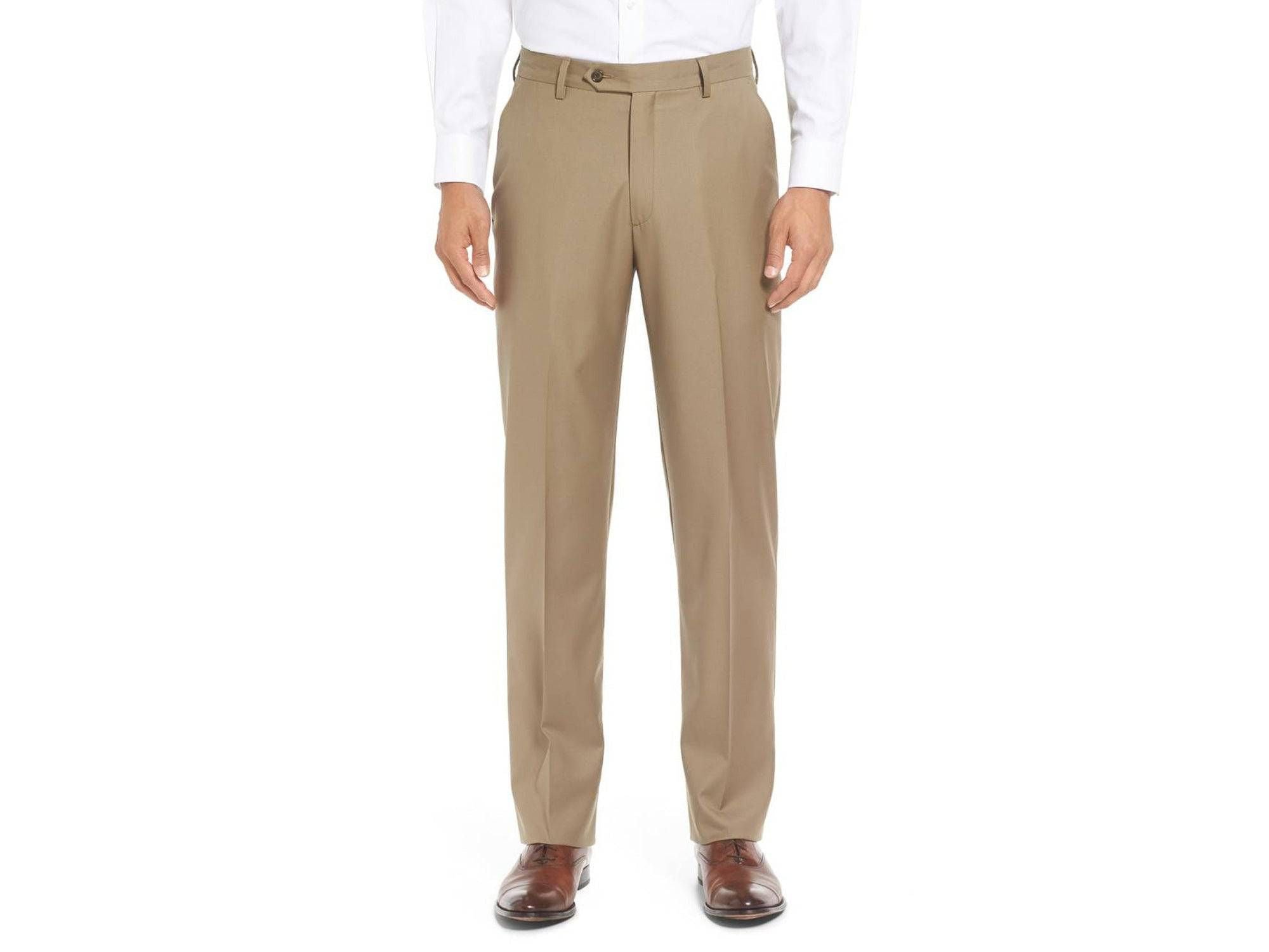 Rainwater's Super 140's Worsted Wool Modern Fit Dress Slack In