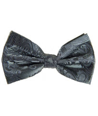 Bow Tie In Jacquard Paisley With Matching Pocket Square - Rainwater's Men's Clothing and Tuxedo Rental