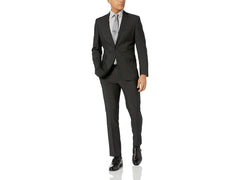 Rainwater's Superfine Blend Charcoal Grey Slim Fit Suit - Rainwater's Men's Clothing and Tuxedo Rental