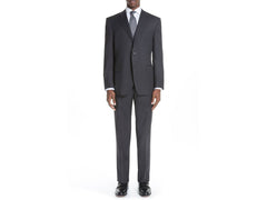 Rainwater's Luxury Collection Super 140's Wool Classic Fit Suit In Charcoal - Rainwater's Men's Clothing and Tuxedo Rental