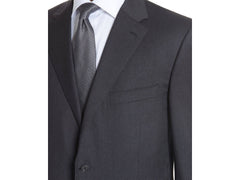 Rainwater's Luxury Collection Super 140's Wool Classic Fit Suit In Charcoal - Rainwater's Men's Clothing and Tuxedo Rental