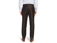 Brown Superlux Flat Front Dress Slack - Rainwater's Men's Clothing and Tuxedo Rental