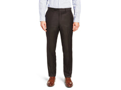 Brown Superlux Flat Front Dress Slack - Rainwater's Men's Clothing and Tuxedo Rental