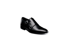 Florsheim Jetson Cap Toe Monk Strap Dress Shoes in Black - Rainwater's Men's Clothing and Tuxedo Rental