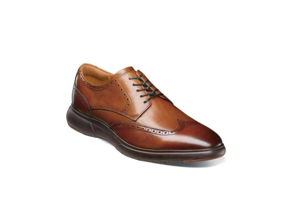 Florsheim Flair Wingtip Oxford in Cognac - Rainwater's Men's Clothing and Tuxedo Rental