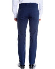French Blue Hopsack Slim Fit Stretch 5-Pocket Jean - Rainwater's Men's Clothing and Tuxedo Rental