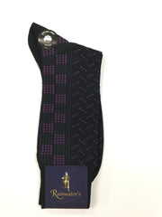 Rainwater's Mercerized Cotton Digital Dot Dress Sock - Rainwater's Men's Clothing and Tuxedo Rental
