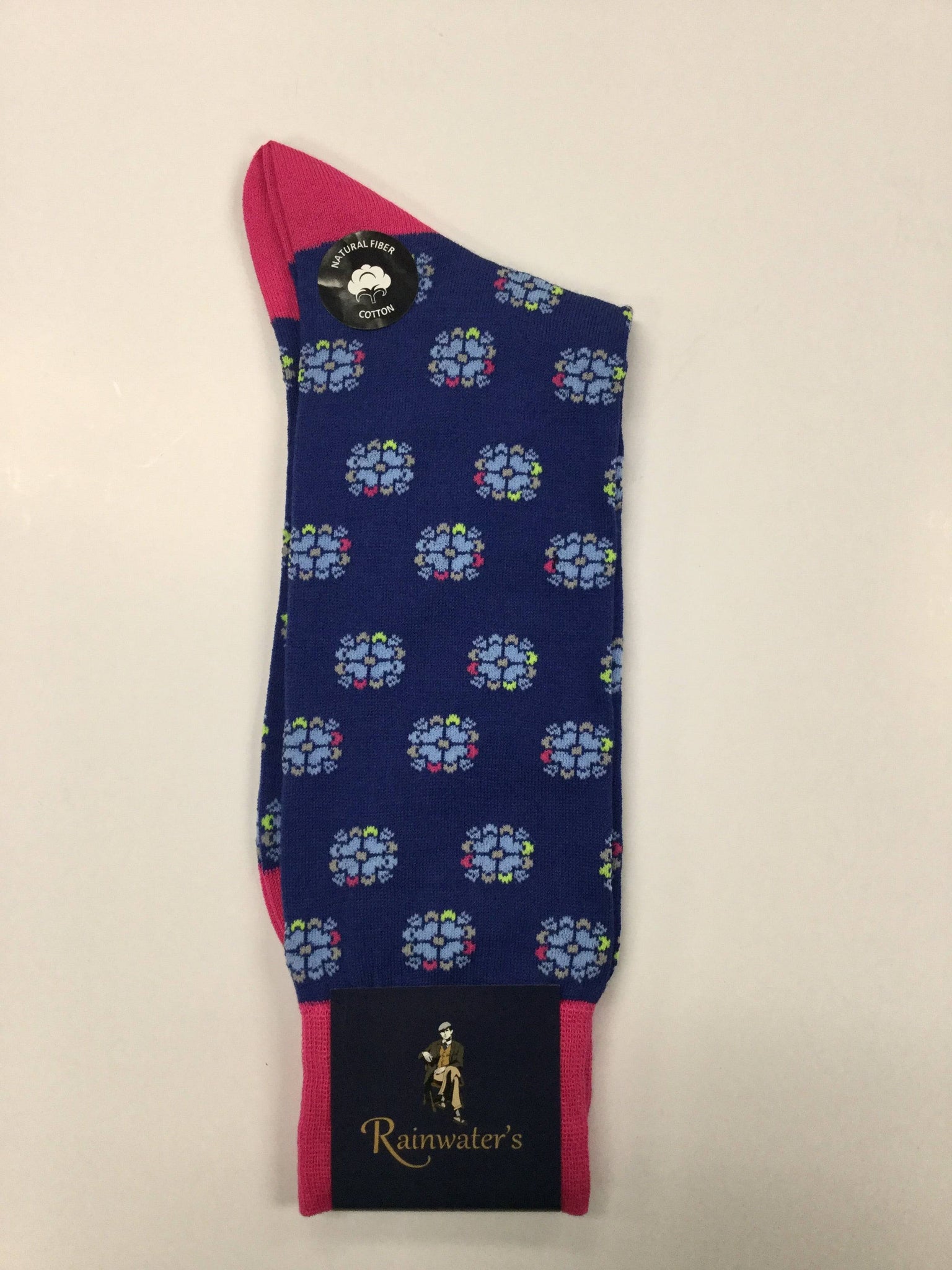 Rainwater's Mercerized Cotton Medallion Dress Sock - Rainwater's Men's Clothing and Tuxedo Rental