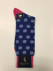 Rainwater's Mercerized Cotton Medallion Dress Sock - Rainwater's Men's Clothing and Tuxedo Rental