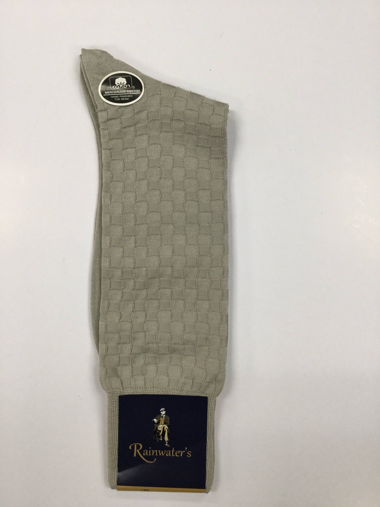 Rainwater's Mercerized Cotton Basketweave Dress Sock - Rainwater's Men's Clothing and Tuxedo Rental