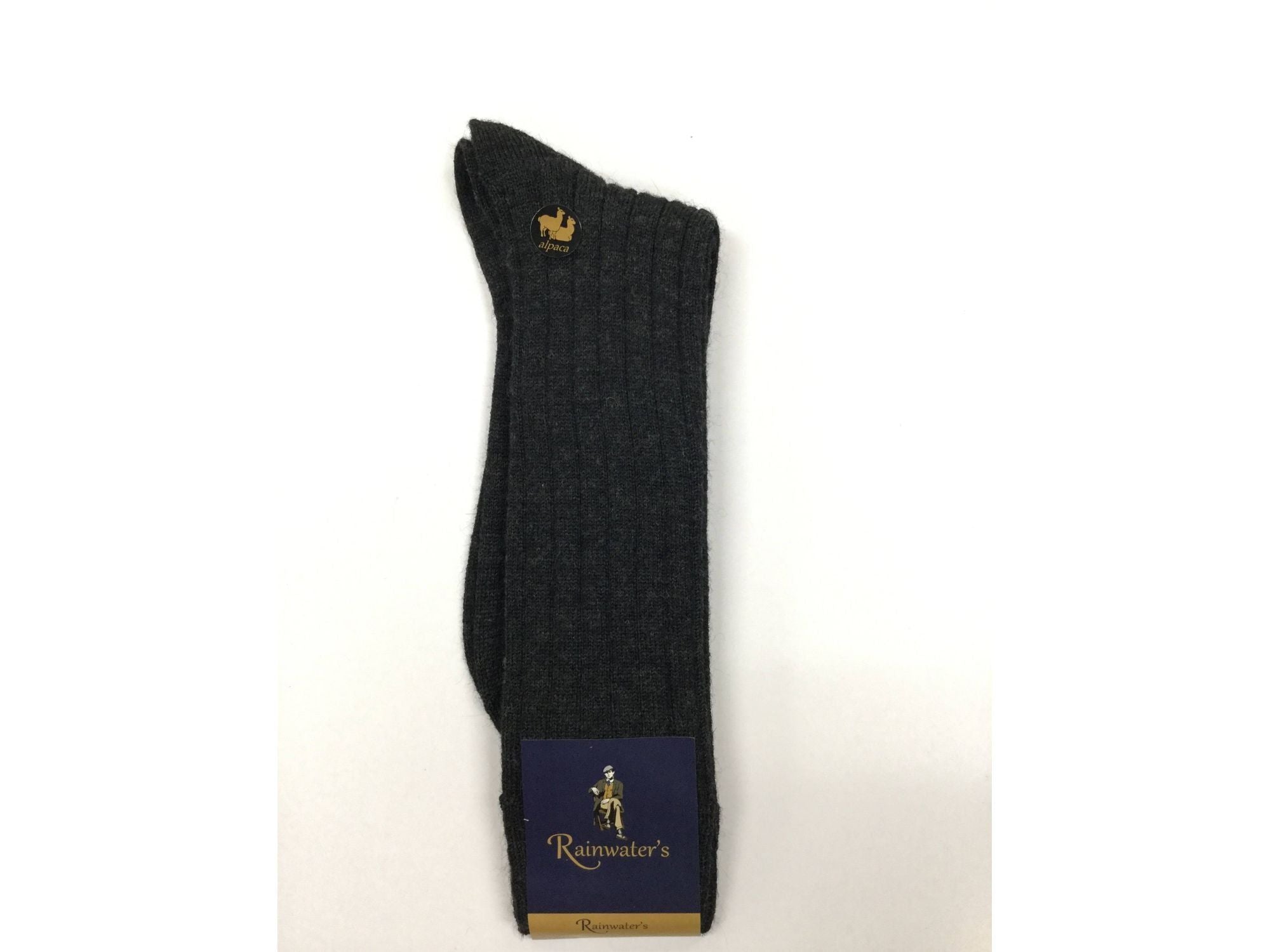 Rainwater's Alpaca Ribbed Solid Dress Sock - Rainwater's Men's Clothing and Tuxedo Rental