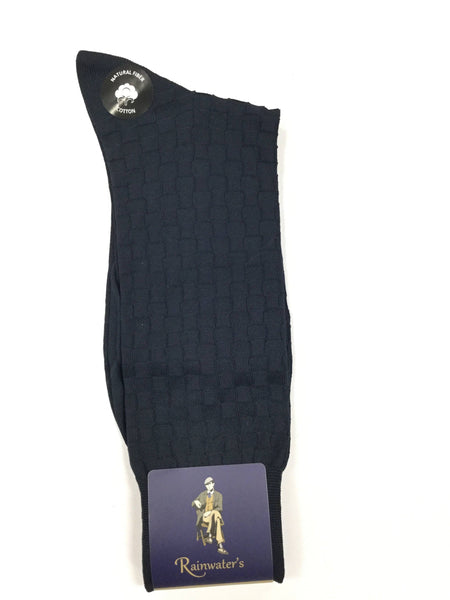 Rainwater's Mercerized Cotton Basketweave Dress Sock - Rainwater's Men's Clothing and Tuxedo Rental