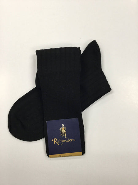 Rainwater's Mercerized Ribbed Cotton Over the Calf Dress Sock - Rainwater's Men's Clothing and Tuxedo Rental