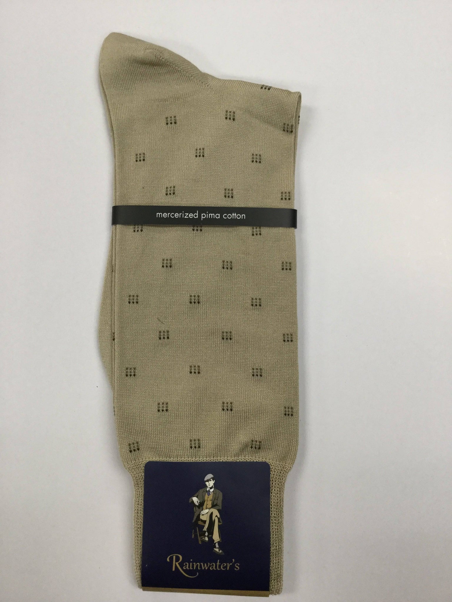 Rainwater’s  Mercerized Cotton Neat Dress Sock - Rainwater's Men's Clothing and Tuxedo Rental