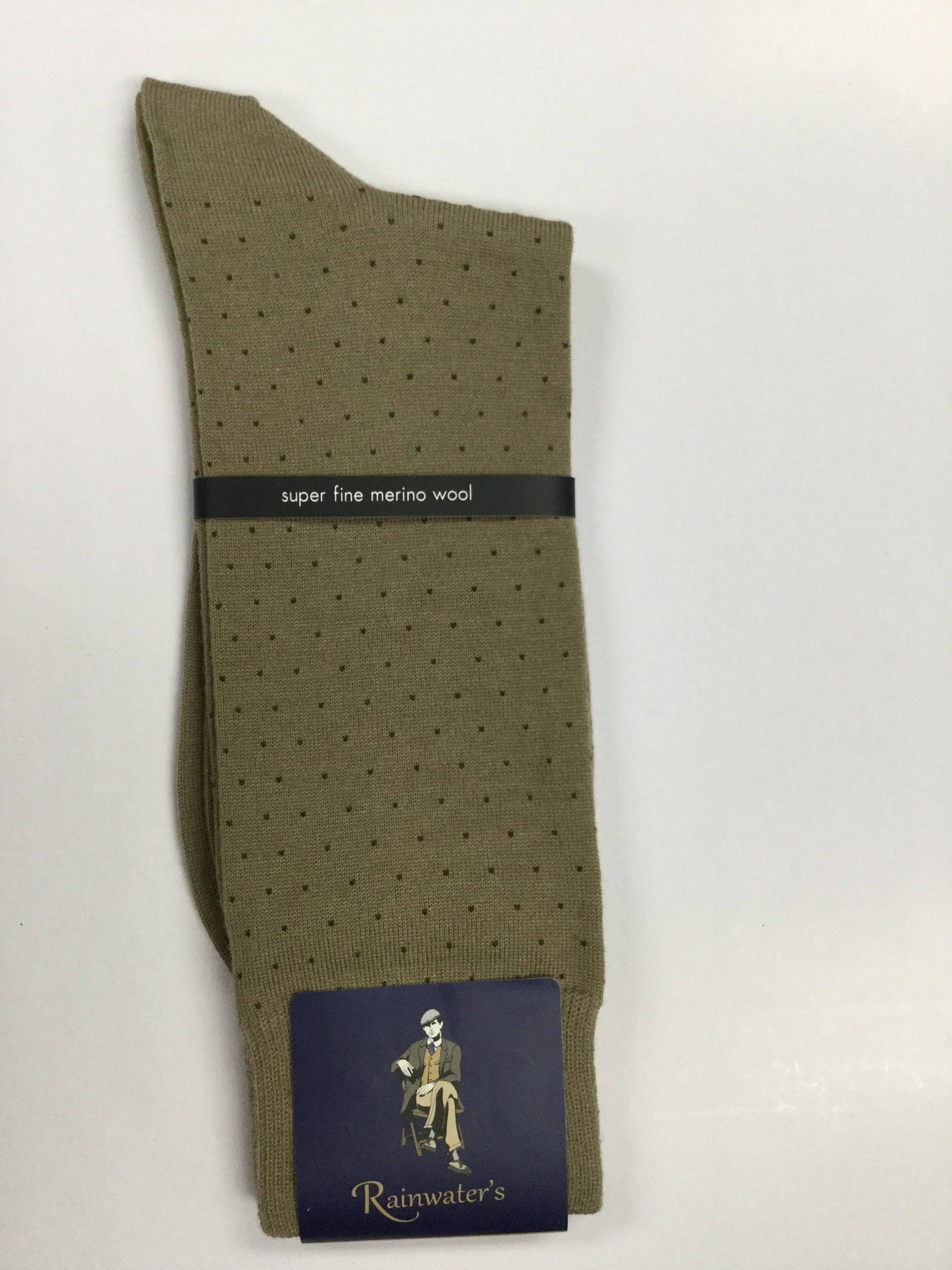 Rainwater’s Super Fine Pin Dot Merino Dress Sock - Rainwater's Men's Clothing and Tuxedo Rental