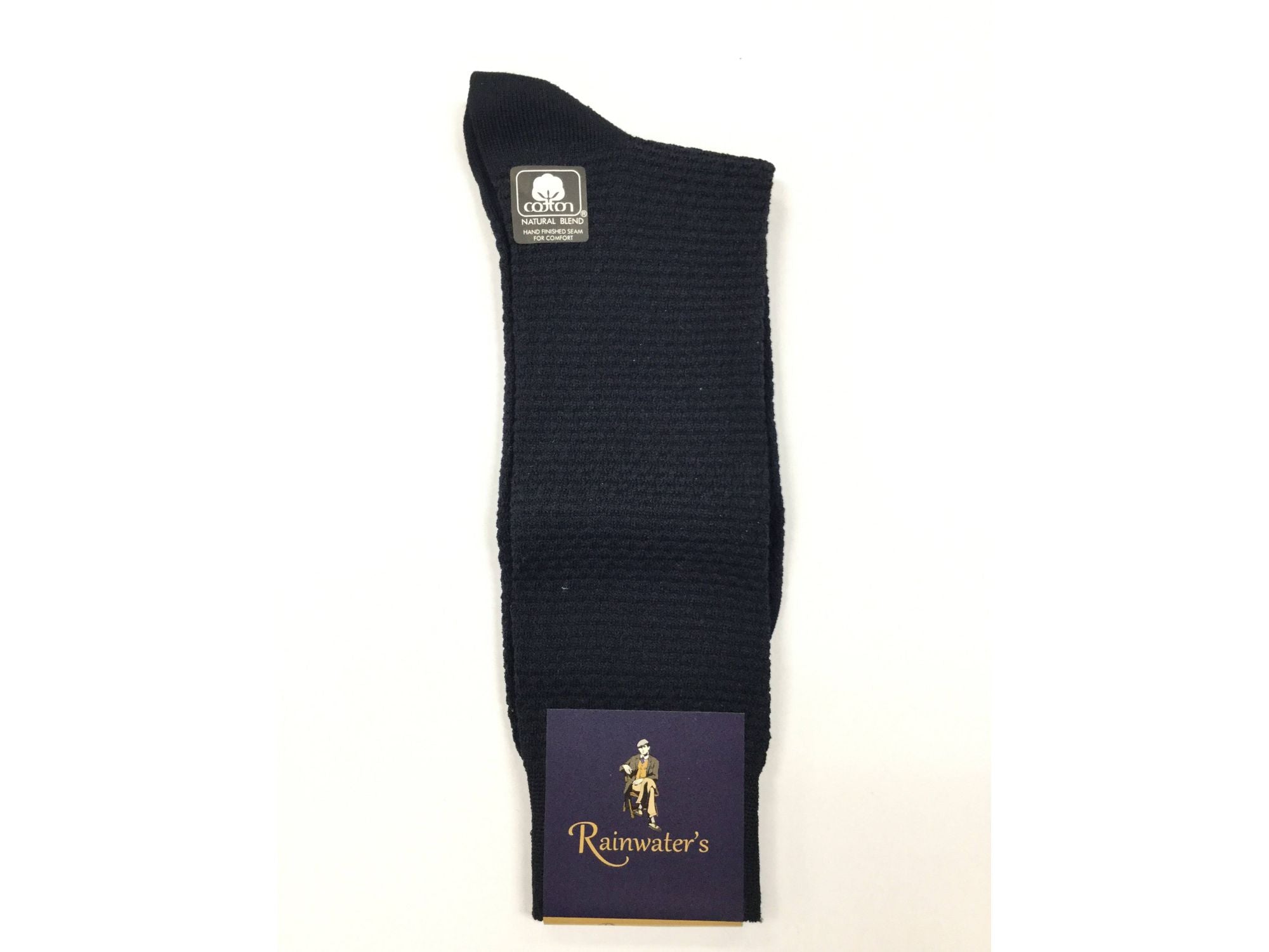 Rainwater's Mercerized Cotton Textured Woven Dress Sock - Rainwater's Men's Clothing and Tuxedo Rental