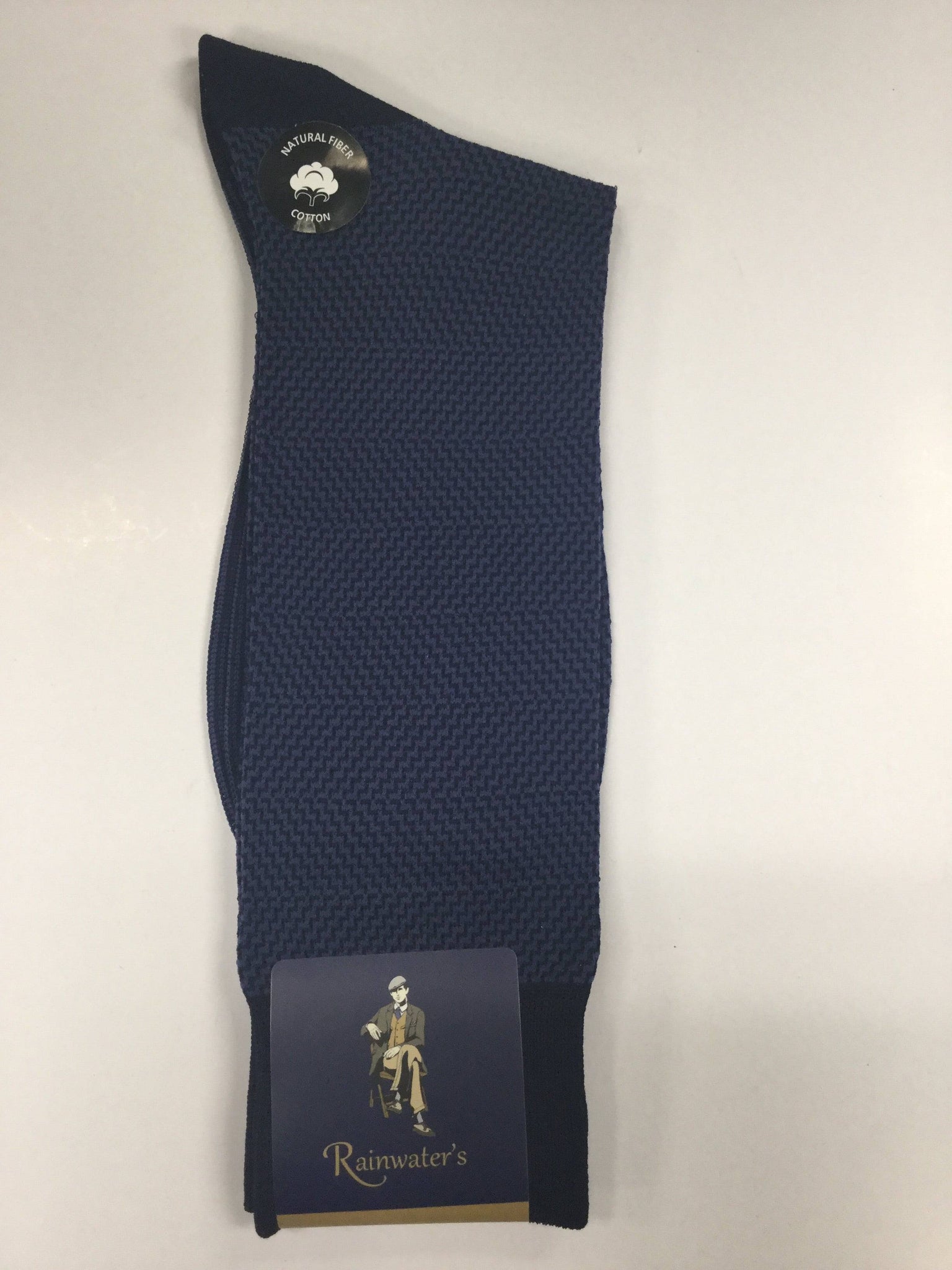 Rainwater's Mercerized Cotton Mini Diamond Neat Dress Sock - Rainwater's Men's Clothing and Tuxedo Rental
