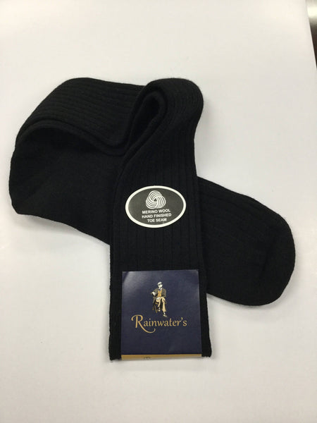 Rainwater's Merino Wool Ribbed Over the Calf Dress Sock - Rainwater's Men's Clothing and Tuxedo Rental