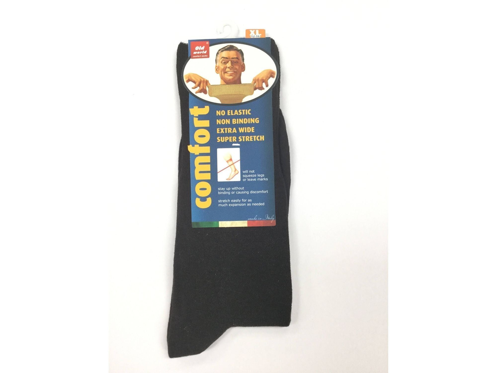 Extra Wide Non Binding Comfort Stretch Dress Sock - Rainwater's Men's Clothing and Tuxedo Rental