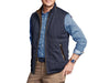 Johnston & Murphy Navy Plaid To Brown Reversible Vest - Rainwater's Men's Clothing and Tuxedo Rental