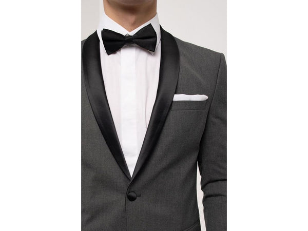 Oxford Grey With Black Shawl Mandalay Tuxedo Rental