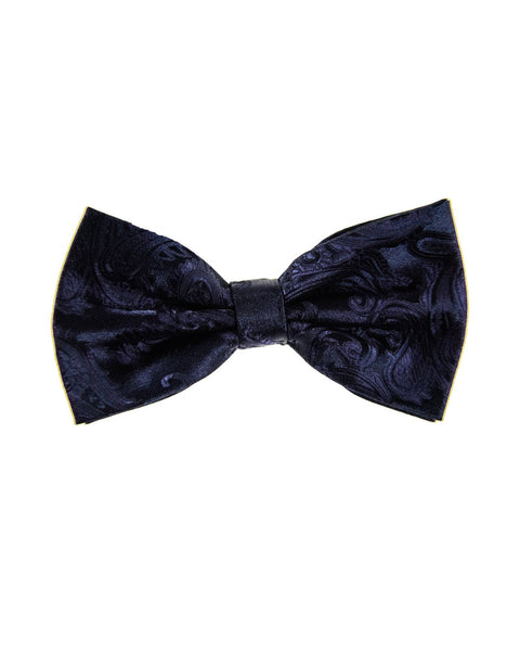 Bow Tie In Paisley Pattern Navy - Rainwater's Men's Clothing and Tuxedo Rental