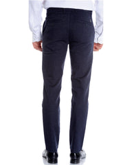 Navy Slim Fit Stretch Casual Slacks - Rainwater's Men's Clothing and Tuxedo Rental