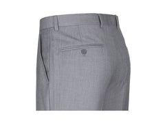 Rainwater's Fine Tropical Weight Man Made Fabric in Light Grey Classic Fit Slacks - Rainwater's Men's Clothing and Tuxedo Rental