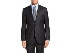 Rainwater's Luxury Collection Charcoal Sharkskin Classic Fit Suit - Rainwater's Men's Clothing and Tuxedo Rental
