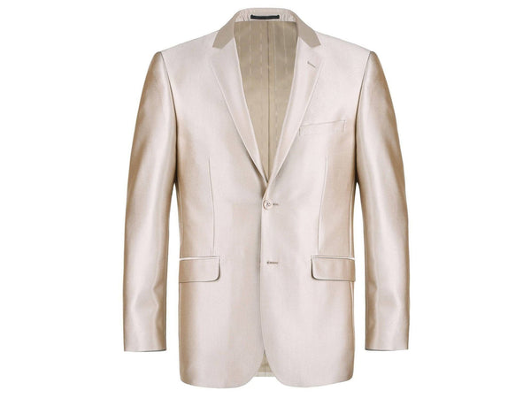 Luster 3-Piece Slim Fit Suit in Champagne - Rainwater's Men's Clothing and Tuxedo Rental