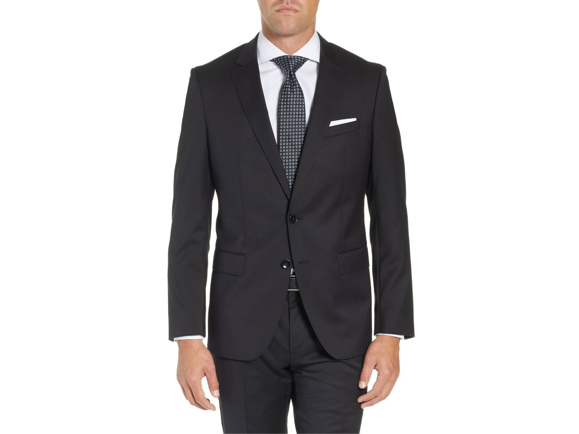 Rainwater's Luxury Collection Black Modern Fit Suit - Rainwater's Men's Clothing and Tuxedo Rental