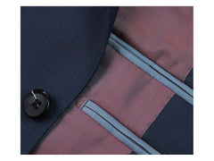 Rainwater's Luxury Collection Super 140's Wool Slim Fit Suit In New Navy - Rainwater's Men's Clothing and Tuxedo Rental