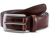 Rainwater's 1 1/4 Inch Leather Dress Belt in Mid-Brown - Rainwater's Men's Clothing and Tuxedo Rental