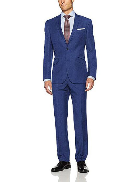 Rainwater's Superfine Blend Indigo Slim Fit Suit - Rainwater's Men's Clothing and Tuxedo Rental