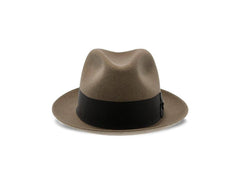 Stetson Frederick Wool Felt Fedora Hat in Camel - Rainwater's Men's Clothing and Tuxedo Rental