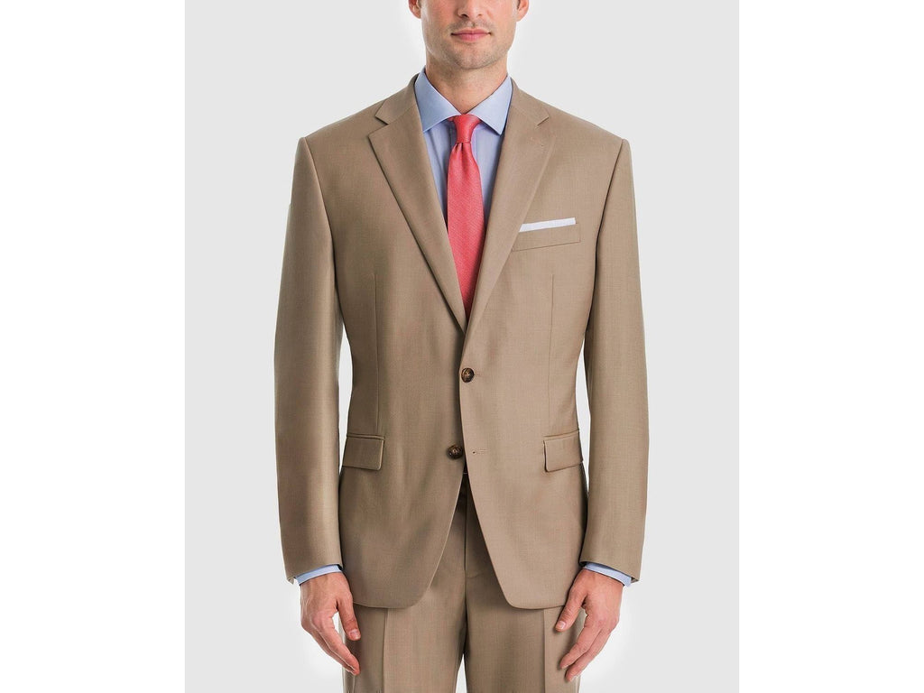 Rainwater's Camel Modern Fit Super 140's Wool Suit