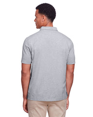 Rainwater's Stretch Button Down Collar Polo In Grey Heather - Rainwater's Men's Clothing and Tuxedo Rental