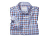 -Rainwater's -USA Name Brand - Sport Shirts - Europe Collection Light Blue, Navy Plaid Sport Shirt -