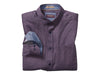 -Rainwater's -USA Name Brand - Sport Shirts - Navy & Burgundy Small Neat Print Sport Shirt -