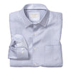 Europe Collection White & Light Blue Houndstooth Check Sport Shirt