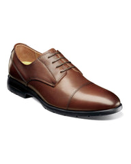 Florsheim Westside Cap Toe Oxford in Brown - Rainwater's Men's Clothing and Tuxedo Rental
